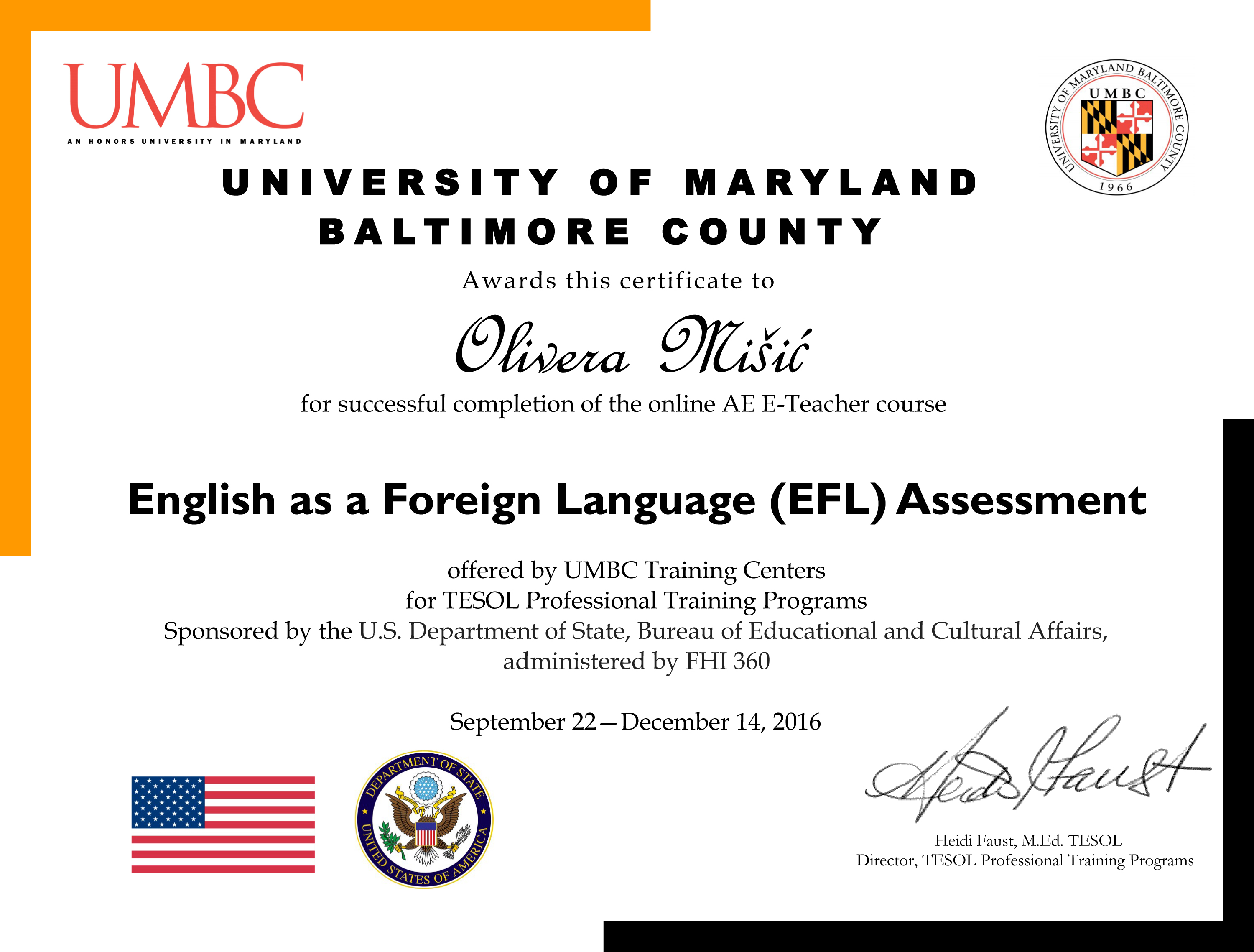 English as a Foreign Language(EFL) Assessment, Engleski na klik